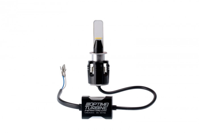 Светодиодные лампы H3 Optima LED TURBINE, чип CSP-Y11, White, 9-32V, 2 лампы