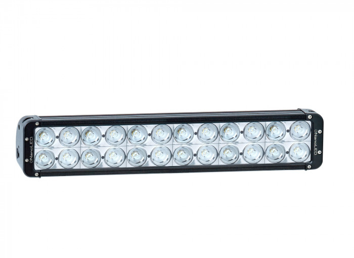 Фара светодиодная NANOLED 240W, 24 LED CREE X-ML, в два ряда, узкий луч, 515*100*93 мм
