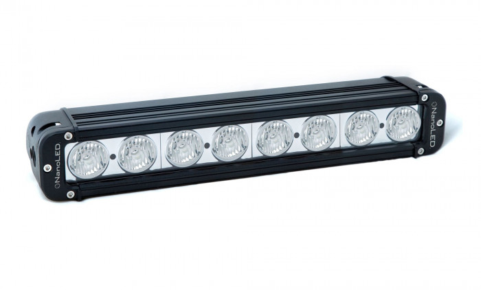 Фара светодиодная NANOLED 80W, 8 LED CREE X-ML, Euro 355*64,5*93 мм