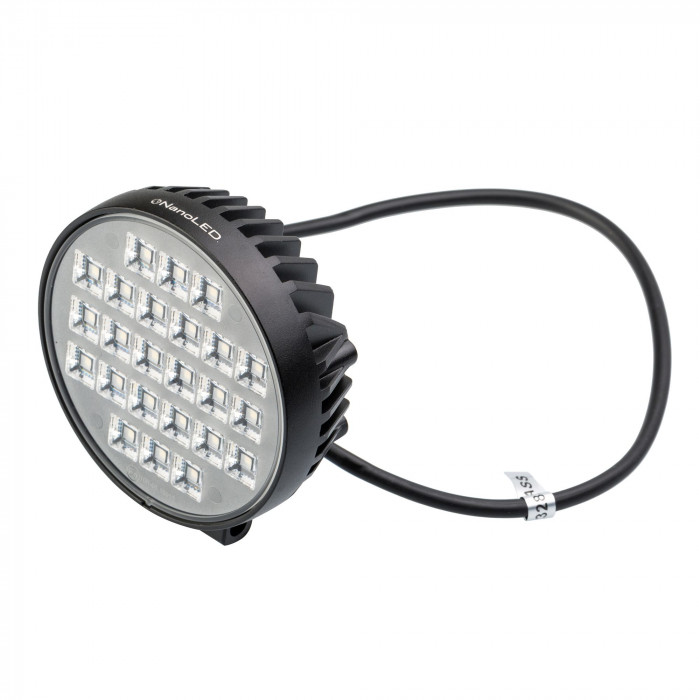 Фара рабочего света NANOLED 24Ватт, светодиодная, 12-24V, куглая D-114,3*39,1мм