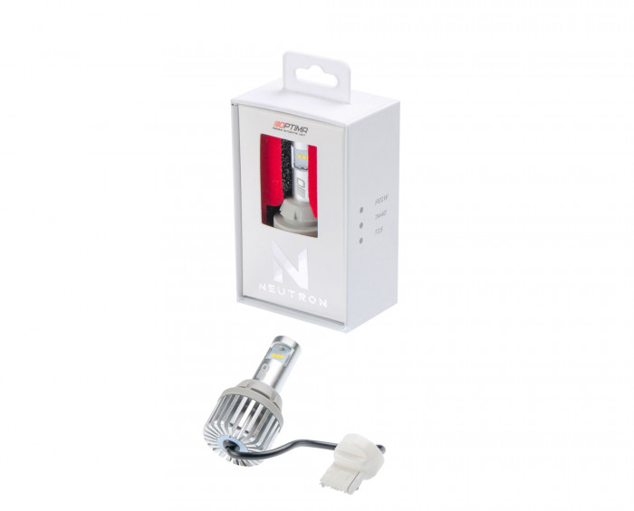 Лампа заднего хода 7440, Optima LED NEUTRON, 5000K, 18W, 10-30V, 1 лампа