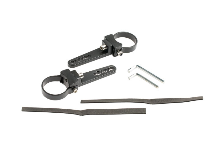 Крепление для фары на вертикальную/ горизонтальную трубу 1,75" (44,5мм) с изменяемым выносом 2шт.