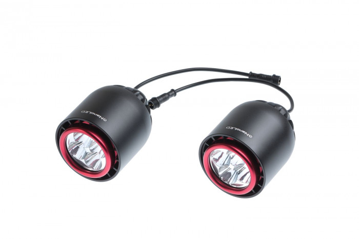 Фары светодиодные NANOLED STREET&FOREST SF345-SET, 20W*2, 4 LED, 2 фары, корпус черный