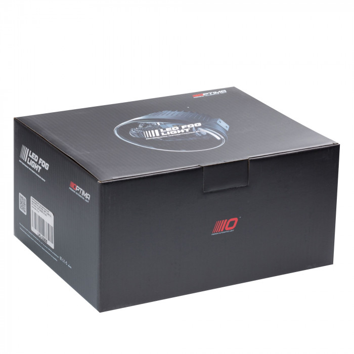 Светодиодная противотуманная фара OPTIMA LED FOG LIGHT 31266 Chevrolet, GM 100мм, 9W, DRL 3W, Повортотник 5500K, 12-24V, комплект 2шт