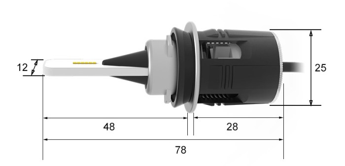 Светодиодные лампы H11 Optima LED TURBINE, чип CSP-Y11, White, 9-32V, 2 лампы