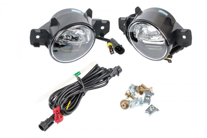 Светодиодная противотуманная фара OPTIMA LED FOG LIGHT 034 Infiniti/Nissan 90мм, 7W/0,4W, 5500K, 12V, комплект 2шт