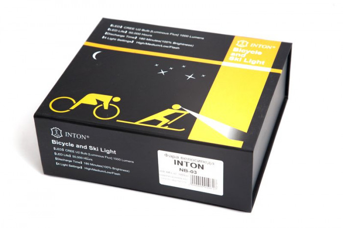 Фара велосипеда Inton NB03, CREE XM-L U2, 1000Lum