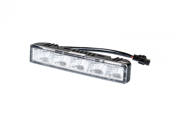 Дневные ходовые огни Optima Premium DRL-06, 5*2 LED, с функцией поворотника и стробоскопа, отражатель 90°, комплект