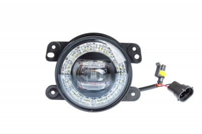 Светодиодная противотуманная фара OPTIMA LED FOG LIGHT №674 Jeep/Dodge , 100мм, 9W, DRL 2W 5500K, 12-18V, комплект 2шт