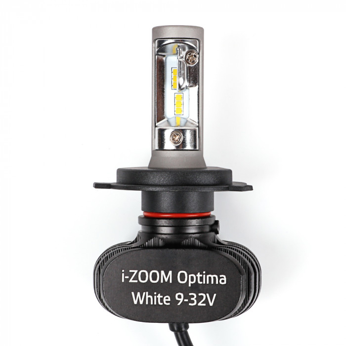 Светодиодные лампы H4 Optima LED i-ZOOM, Seoul-CSP, Warm White, 9-32V, 2 лампы