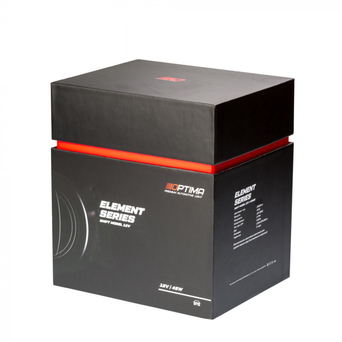 Светодиодная линза Optima Premium Bi-LED Lens Element Series 3.0", 3600K, 12V, Shift Model, 1 шт.  гарантия 1 год.
