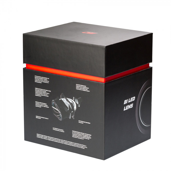 Светодиодная линза Optima Premium Bi-LED Lens Element Series 3.0", 3600K, 12V, Shift Model, 1 шт.  гарантия 1 год.