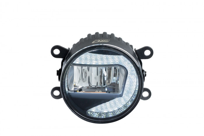 Светодиодная противотуманная фара OPTIMA LED FOG LIGHT 2857 Nissan/Honda 90мм, 1000Lm, 8W, ДХО 2W, Комплект 2шт