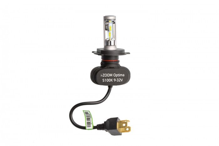 Светодиодные лампы H4 Optima LED i-ZOOM, Seoul-CSP, White, 9-32V, 2 лампы
