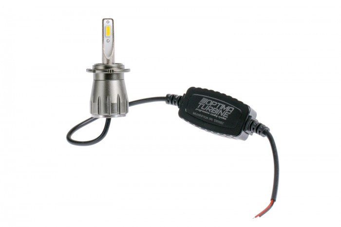 Светодиодные лампы D2 Optima LED Turbine GT, чип 7535, White, 9-32V, IP68, 2шт МиниТурбина, Циркуляция  внутри фары