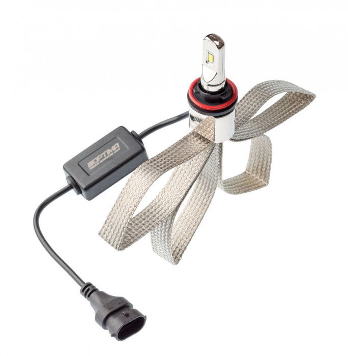 H11/H8/H9 Optima LED COBALT NEW, ZES 5530, 5500K, 12V, комплект 2 лампы