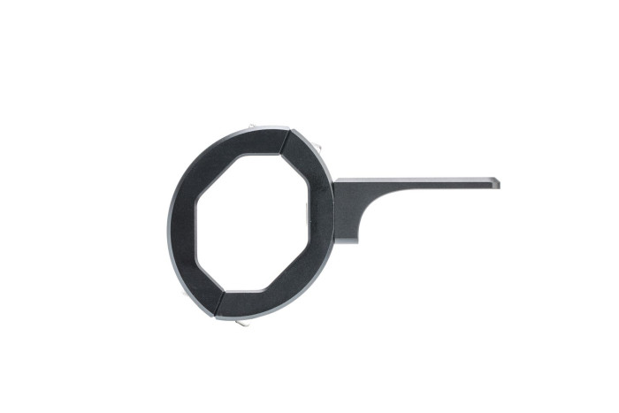 Крепление для фары на трубу 36-49мм, вращение 360гр, отверстие для крепления фары 8мм, Алюминия 1шт.