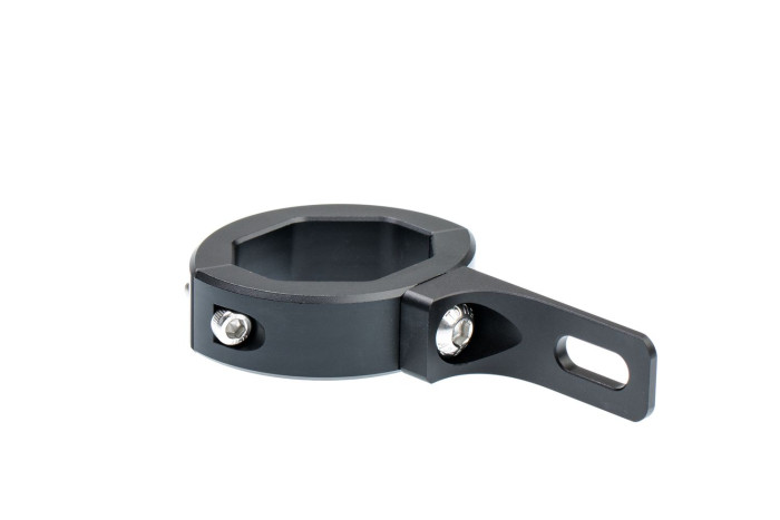 Крепление для фары на трубу 36-49мм, вращение 360гр, отверстие для крепления фары 8мм, Алюминия 1шт.