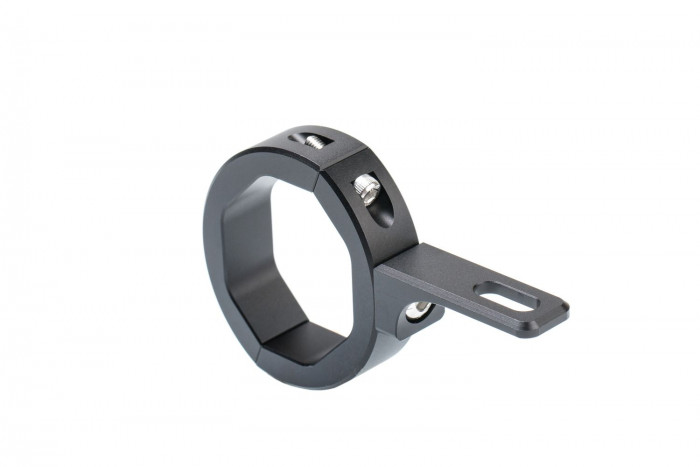 Крепление для фары на трубу 50-60мм, вращение 360гр, отверстие для крепления фары 8мм, Алюминия 1шт.