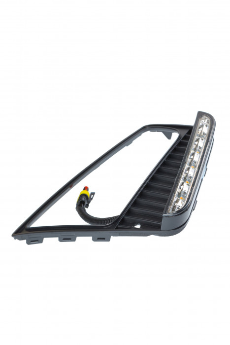 Противотуманная фара Hyundai Creta №725, с LED-ДХО, с проводкой, Комплект 2шт