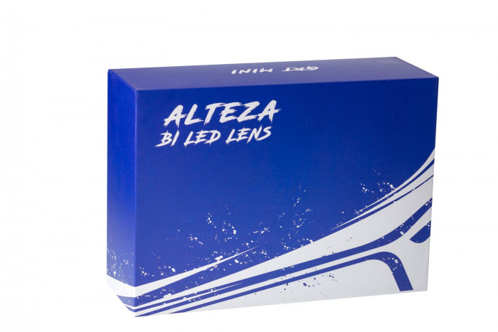 Светодиодная линза ALTEZA mini GTR 2,8", под бленду 3.0"  цвет белый