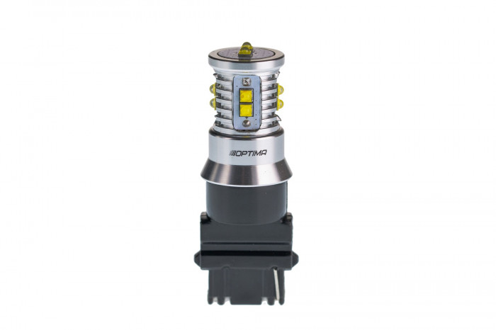 Светодиодная лампа 3156 Optima MINI-CREE, CAN, CREE XB-D*10, 5500K, 12-24V, 1 лампа