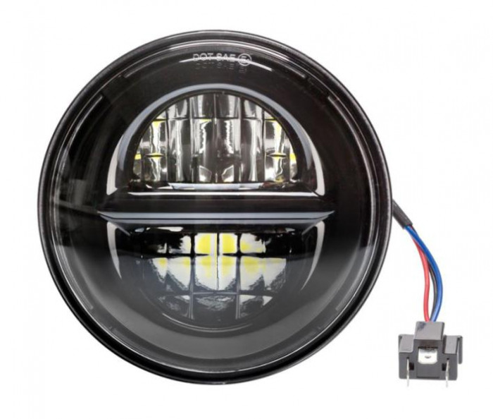 Светодиодная фара 5,75", 45W ближний / дальний, 12V, 1шт.
