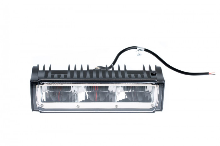 Фара светодиодная 45W, 3 LED, с кронштейном, Свет Противотуманный (полоска), 120*100*50