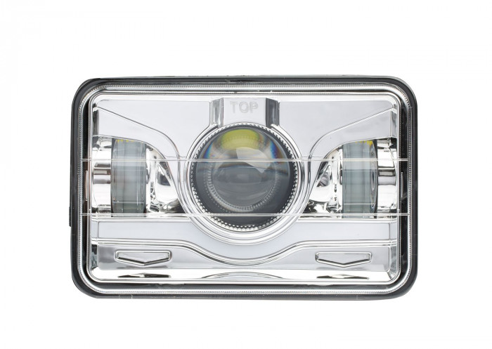 Светодиодная фара 7" квадратная, 45W, CREE, 9-36V, Ближний/дальний/ габарит 1 шт.