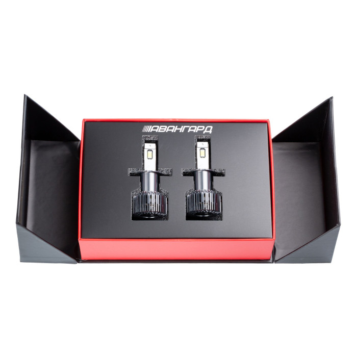 Светодиодные лампы H3 Optima Premium LED АВАНГАРД, 70W, 12-24V, 5500K, 6800lm, комплект 2 шт.