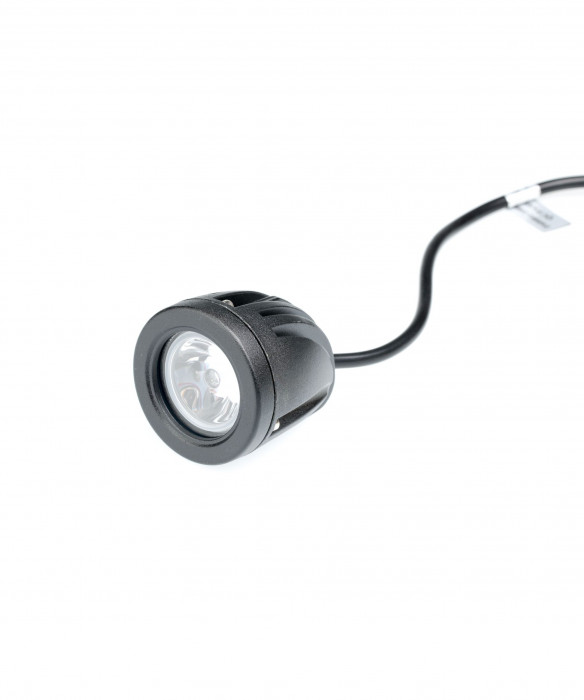 Фара светодиодная NANOLED 10W, Круглая, 1 LED CREE X-ML, узкий луч, D50*61мм