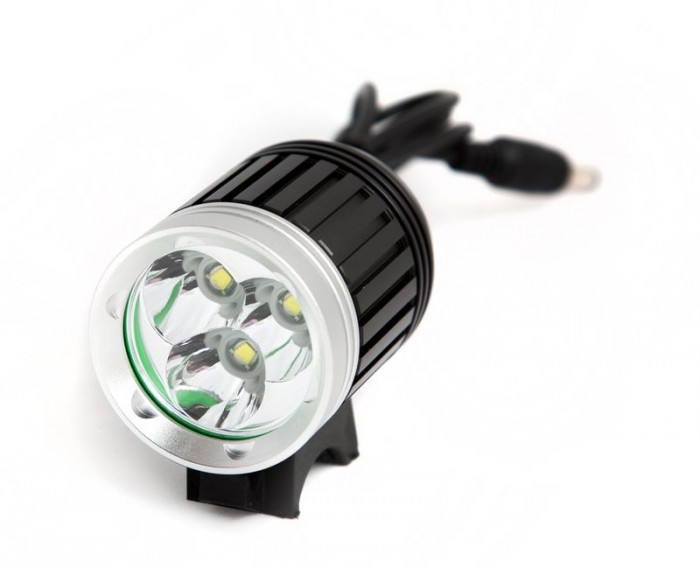 Фара велосипеда Ultra Fire PRO-H02, 3LED, 3300 Lm, CREE X-ML T6 10W