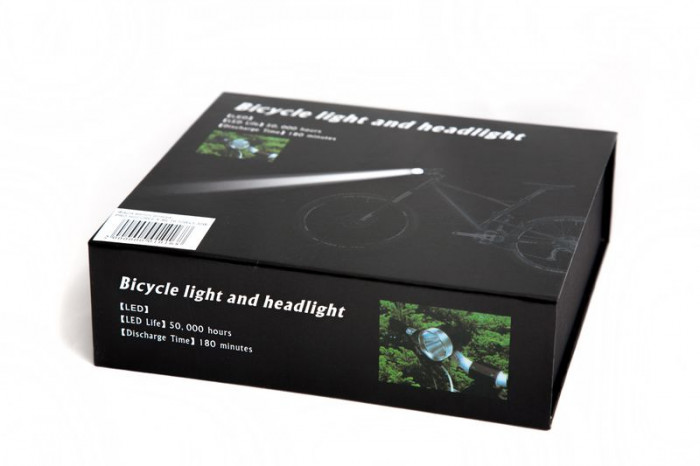 Фара велосипеда Ultra Fire PRO-H02, 3LED, 3300 Lm, CREE X-ML T6 10W