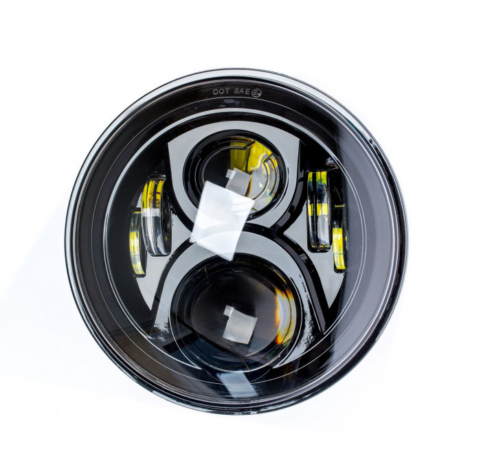 Светодиодная фара 7", 40W, CREE, 9-36V, Ближний/дальний, c CAN-BUS H4 + переходник H13 2шт.