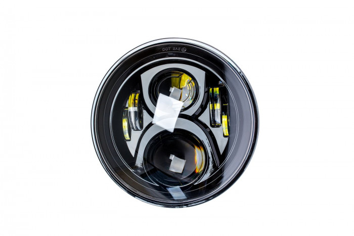 Светодиодная фара 7", 40W, CREE, 9-36V, Ближний/дальний, c CAN-BUS H4 + переходник H13 2шт.