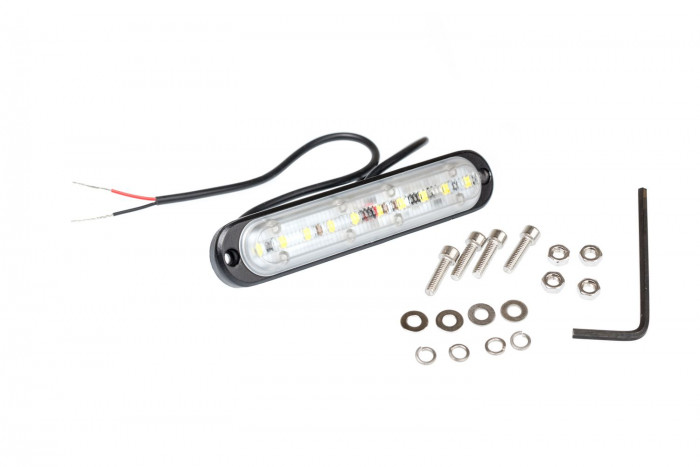 Светодиодный маркер прямоуголный 10W, 770Lm, 12-32V, 1 шт