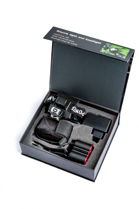 Фара велосипеда Ultra Fire PRO-H03RED, 2LED, 2200 Lm, CREE X-ML2 T6 10W