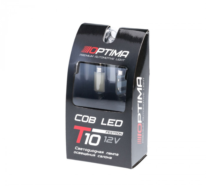 Festoon 36mm Optima Premium COB, Purple, 12V, T10*36mm (SV 8,5-8), 1 лампа