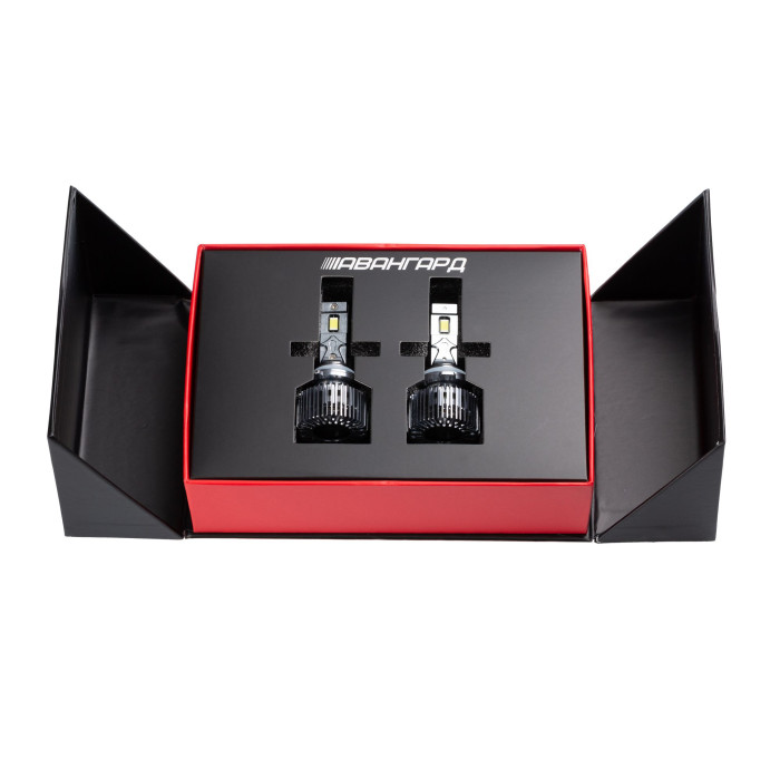 Светодиодные лампы HB4 Optima Premium LED АВАНГАРД, 70W, 12-24V, 5500K, 6800lm, комплект 2 шт.