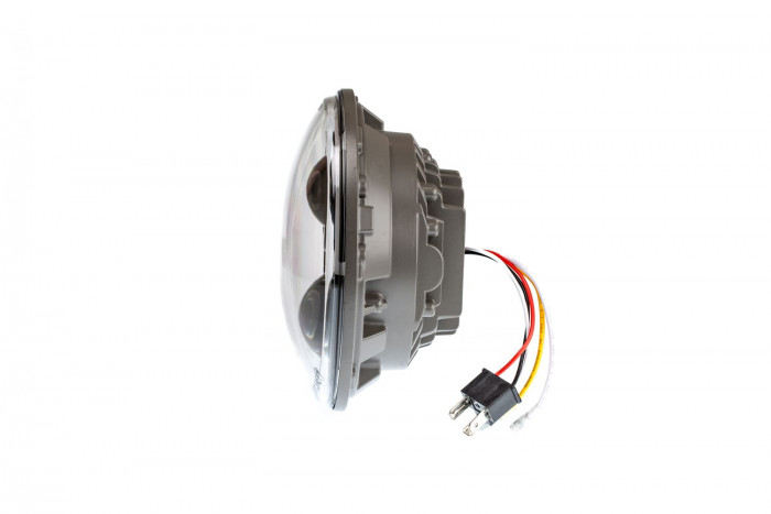 Светодиодная фара 7", 60W, Osram, 9-36V, Ближний/дальний/габарит/ДХО/Поворотник, c CAN-BUS H4/H13 2шт.