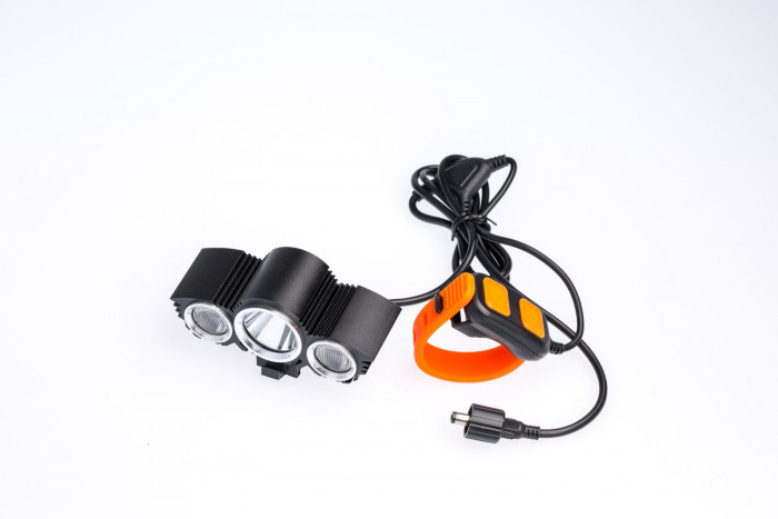 Фара велосипеда Ultra Fire PRO-H06PRO, 3LED, 3000 Lm, CREE X-ML2 T6 10W
