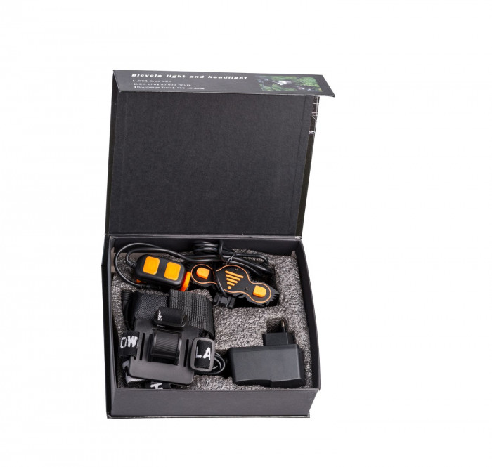 Фара велосипеда Ultra Fire PRO-H06PRO, 3LED, 3000 Lm, CREE X-ML2 T6 10W