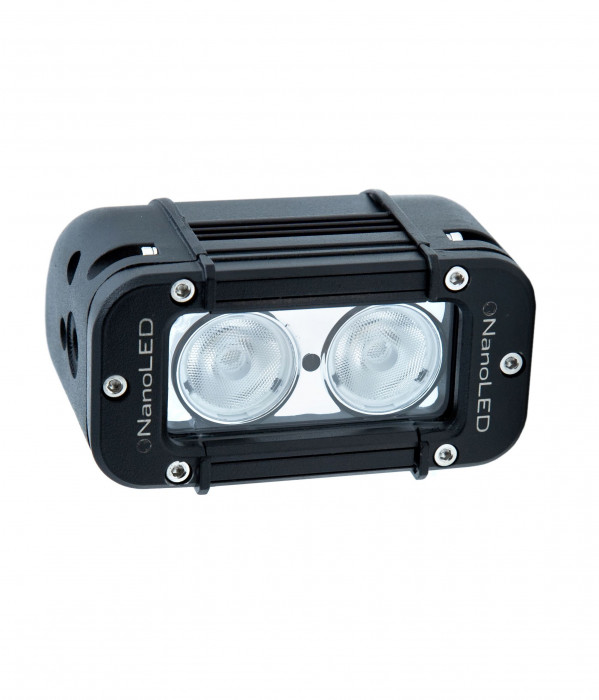 Фара светодиодная NANOLED 20W, 2 LED CREE X-ML, широкий луч, 116*64,5*92 мм