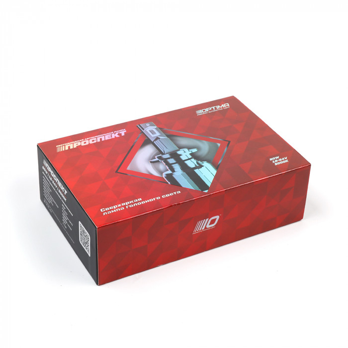 Светодиодные лампы H7 Optima Premium LED ПРОСПЕКТ, 80W, 5000K, 12-24V, комплект 2 шт.