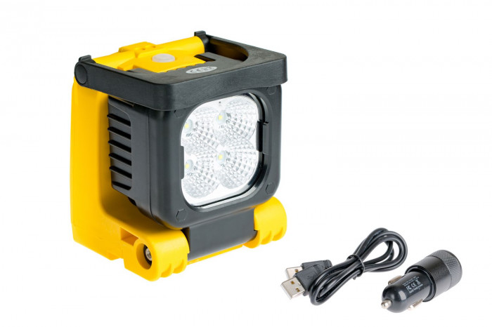 Фонарь-переноска 1000Lm, Аккумуляторный, LED 4шт., Магнитное крепление, 3 режима работы.