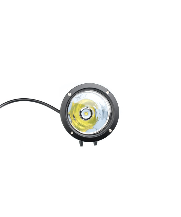 Фара светодиодная NANOLED 25W, круглая, 1 LED CREE, узкий луч, D119х115мм