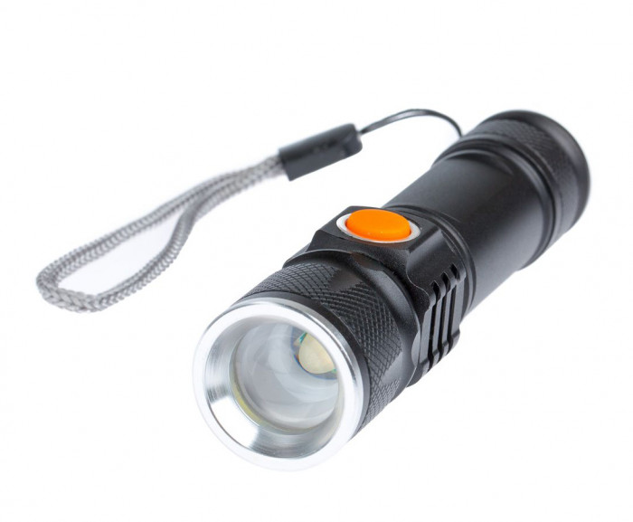 Светодиодный фонарь F4 ZOOM, CREE XM-L T6, 1000Lum, зарядка от USB
