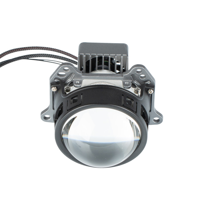 Светодиодная линза Optima Premium Bi-LED Lens ИНТЕГРА, 2 чипа, 5500K, 3.0", 12V, комплект 2 шт.