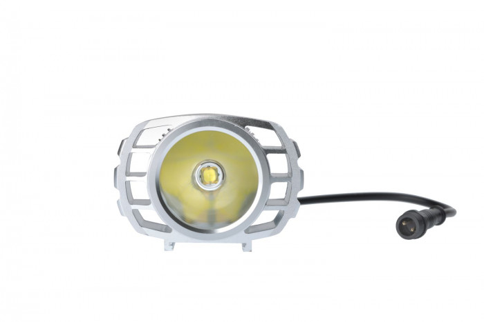 Фара светодиодная NANOLED STREET&FOREST SF320S, 22W, 1 LED, корпус серебряный, крепеж на трубу 30-54