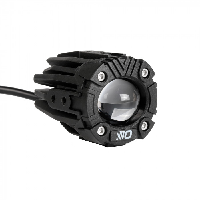 Фара светодиодная Optima Premium МОТО FLASH 20W, 12-36V, ближнего и дальнего света с режимом стробоскопа, комплект 2 шт.